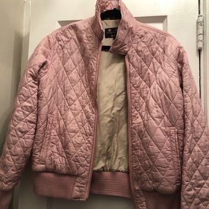 BARBOUR puffy pink, lightweight jacket